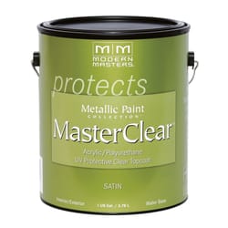 Modern Masters MasterClear Satin Clear Water-Based Protective Topcoat Interior 1 gal