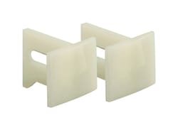 Prime-Line 1.125 in. L White Plastic Pocket Door Slide Guide 1 pk