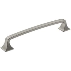 Amerock Ville Traditional Rectangle Cabinet Pull 6-5/16 in. Satin Nickel 1 pk