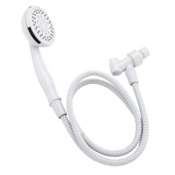 Keeney Stylewise White Plastic 5 settings Handheld Showerhead 1.8 gpm