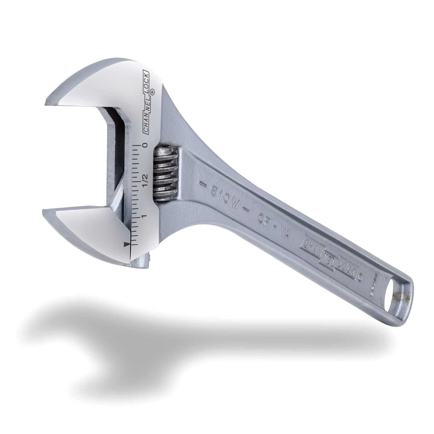 Channellock 10 in. L Metric and SAE Adjustable Wrench 1 pc. Ace Hardware