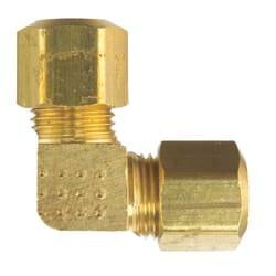 JMF Company 5/8 in. Compression X 5/8 in. D Compression Yellow Brass Elbow