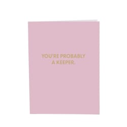 Chive Blank Greeting Card You're Probably a Keeper