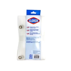Clorox 70 in. H Frost Shower Curtain Liner PEVA