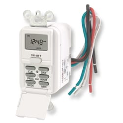 Westek Indoor Wall Switch Timer 120 V White