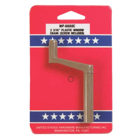 US Hardware Brown Plastic Awning Window Crank For Universal US Hardware Brown Plastic Awning Window Crank For Universal