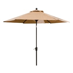 Hanover Monaco 9 ft. Tiltable Tan Patio Umbrella