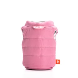 Puffin Drinkwear The Puffy Vest Pink Polyester Can Holder