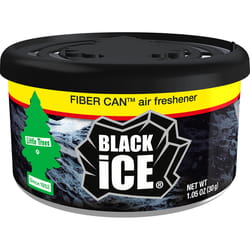 Little Trees Fiber Can Black Ice Scent Air Freshener 1.05 oz Solid