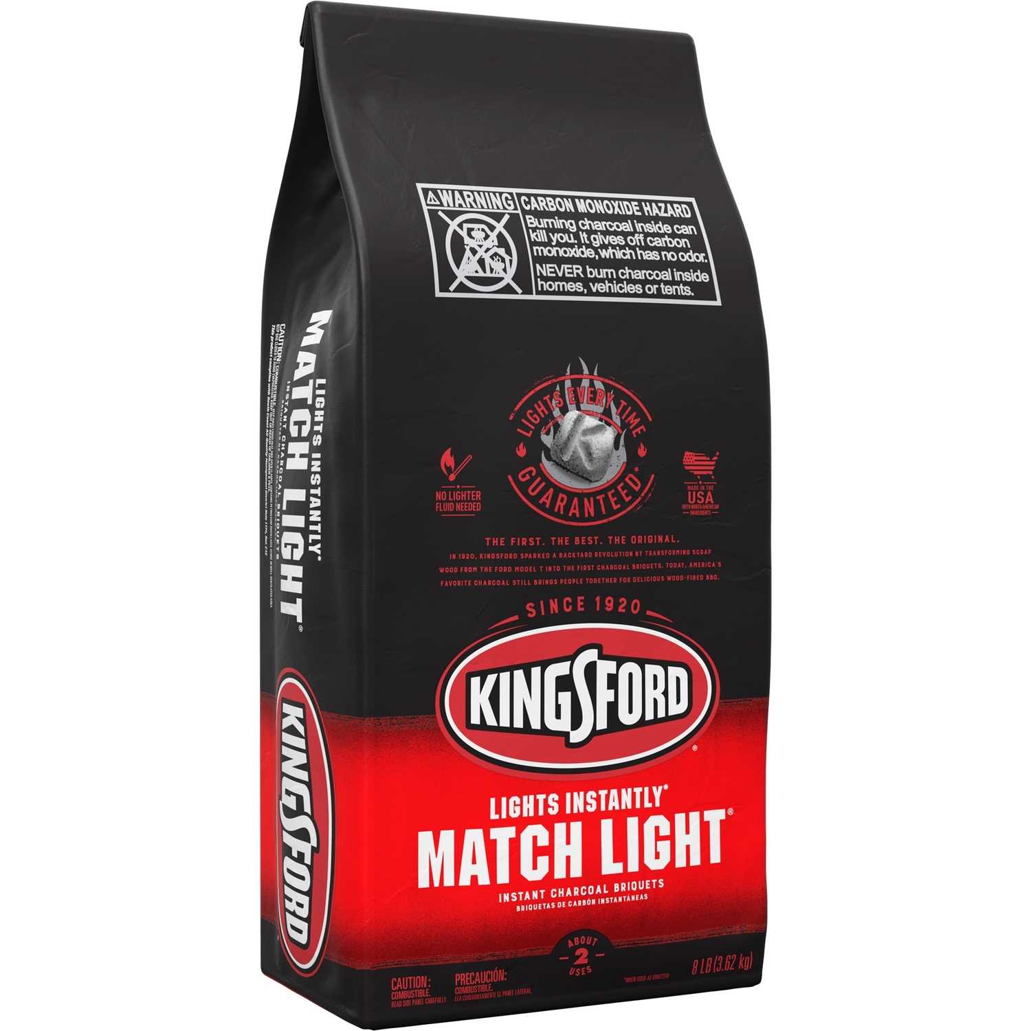 Kingsford Match Light Premium Blend Charcoal Briquettes 8 lb. Ace