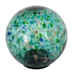 OutDoozie Green Glass 7 in. H Bayou Solar Gazing Ball