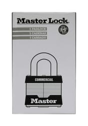 Master Lock 1-5/16 in. H X 1 in. W X 1-3/4 in. L Steel Pin Tumbler Exterior Padlock