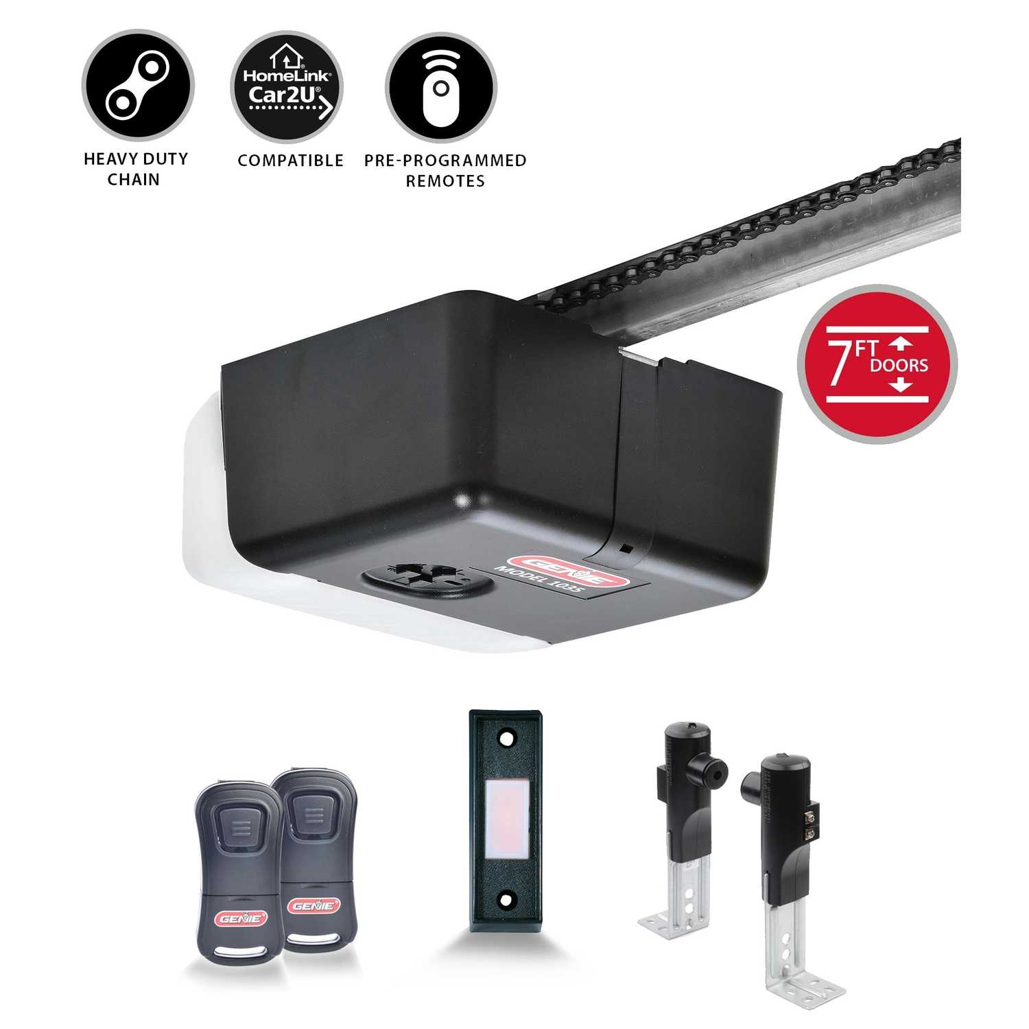 Genie Chaindrive 500 1 2 Hp Chain Drive Garage Door Opener Ace