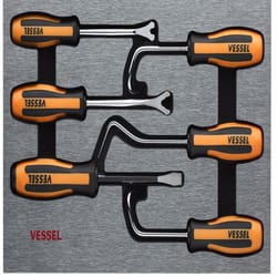 Vessel MegaDora 6 pc Body Clip and Rivet Removal Set
