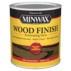 Minwax Wood Finish Semi-Transparent Ebony Oil-Based Penetrating Wood Stain 1 qt