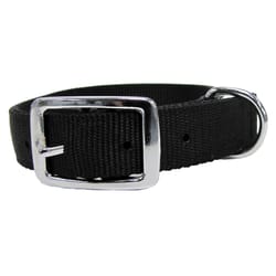 PDQ Black Nylon Dog Adjustable Collar Large