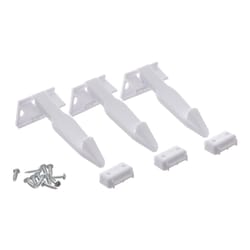 Dreambaby White Plastic Cabinet/Drawer Latches 3 pk