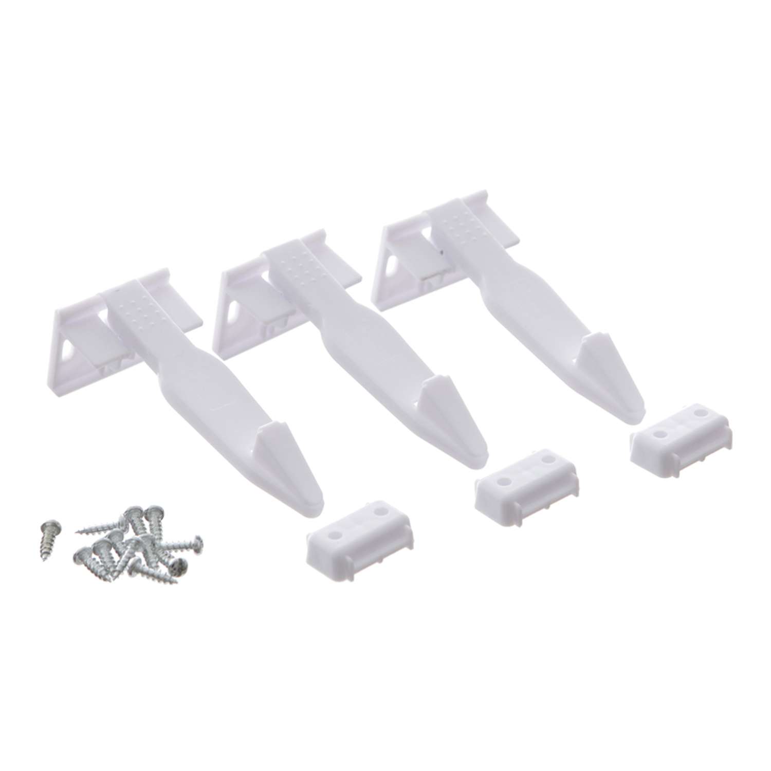 Dreambaby White Plastic Cabinet/Drawer Latches 3 pk Dreambaby White Plastic Cabinet/Drawer Latches 3 pk