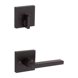 Kwikset San Clemente Matte Black Handleset Right Handed