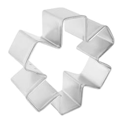 R&M International Corp International Corp 3 in. L Asterisk Cookie Cutter Silver 1 pc