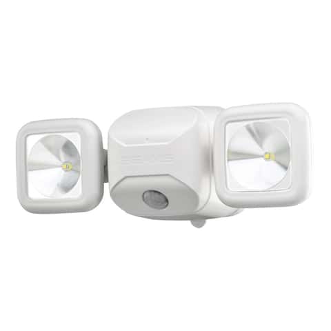 Ideal Security Battery Operated Emergency Light with Two Heads, White (60  Lumens)