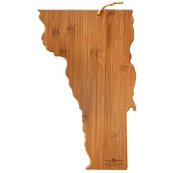 Totally Bamboo 16 in. L X 10 in. W X 1 in. Bamboo Vermont Summer Stokes Serving & Cutting Board