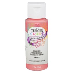 Testors Matte Coral Cove Craft Spray Paint 2 oz