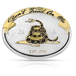 Montana Silversmiths Two-Tone Liberty Gold/Silver Belt Buckle