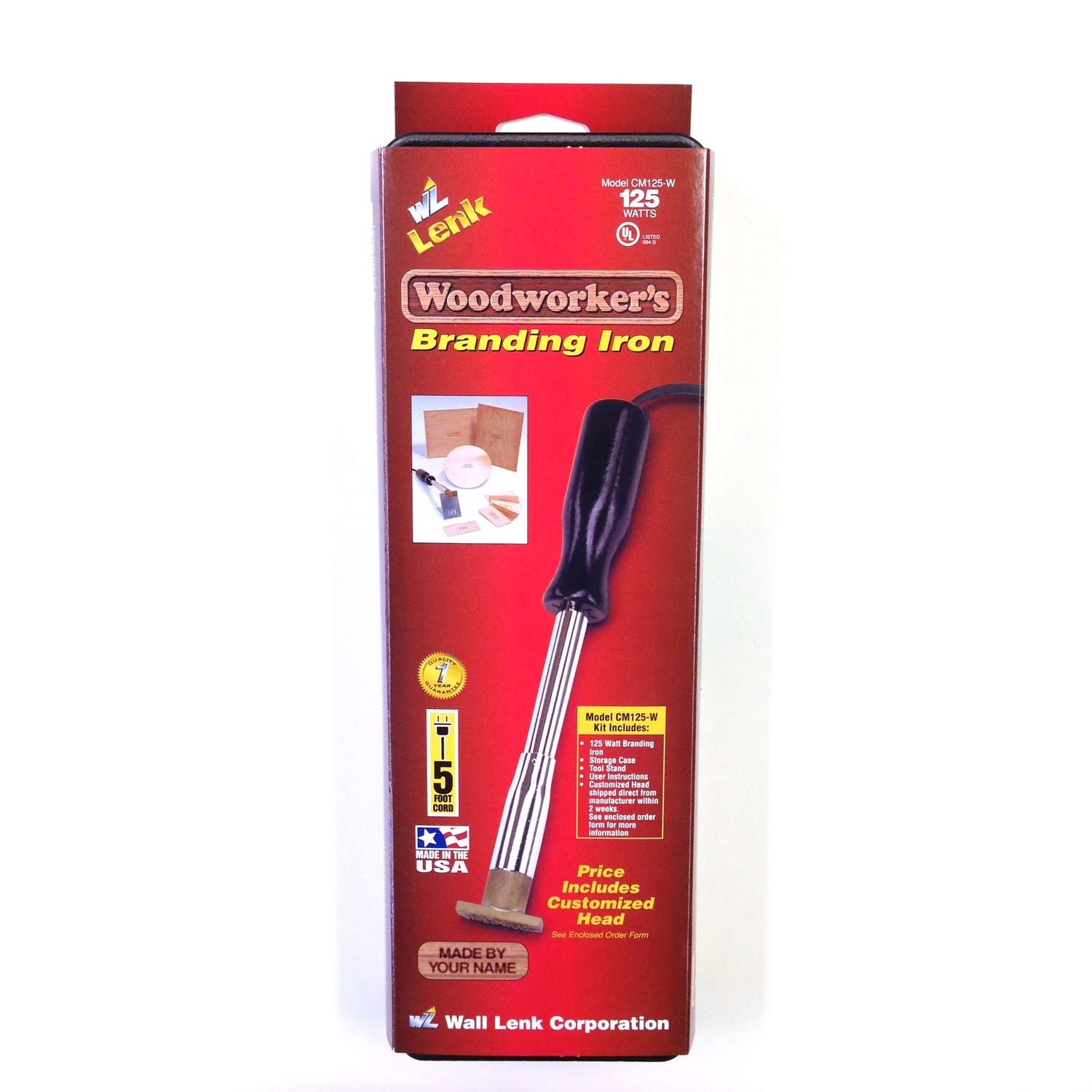 Wall Lenk Corded Wood Burning Iron Kit 125 W 1 pk Ace Hardware