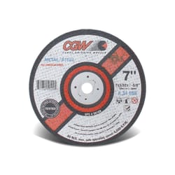 CGW 7 in. D X 5/8 in. Aluminum Oxide Cut-Off Wheel 1 pc