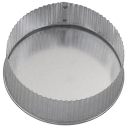 Imperial 6 in. D Galvanized steel Crimped Pipe End Cap