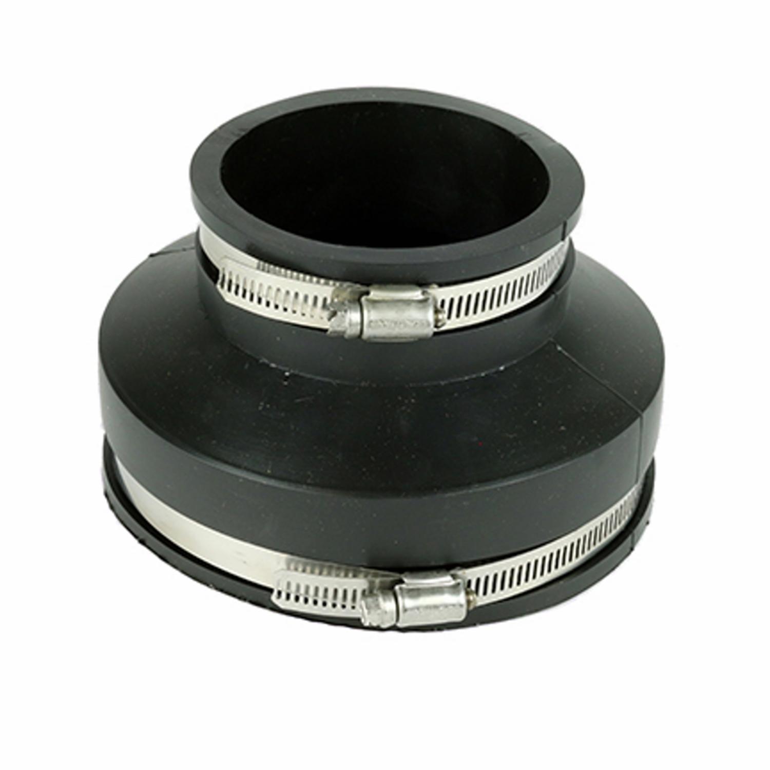 Fernco Schedule 40 4 In. Hub Each X 3 In. D Hub PVC Flexible Coupling 1 ...