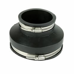 Fernco Schedule 40 4 in. Hub each X 3 in. D Hub PVC Flexible Coupling