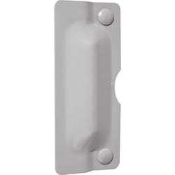 Prime-Line 3 in. H X 7 in. L Brushed Stainless Steel Gray Steel Latch Shield