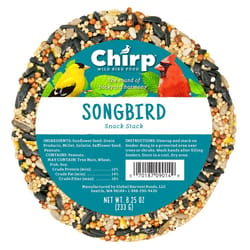 Chirp Songbird Sunflower Seeds Wild Bird Food 8.25 oz