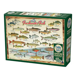 Cobble Hill freshwater Fish of North America Jigsaw Puzzle 1000 pc