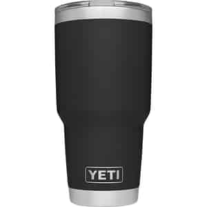 YETI  Rambler  Black  Stainless Steel  Travel  Insulated Tumbler  BPA Free 30 oz. 