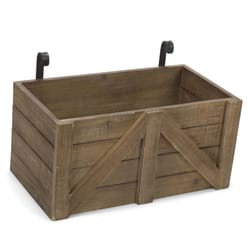 Tripar 15-3/4 in. L X 12-3/4 in. W X 35-1/2 in. H Brown Tiered Storage Organizer