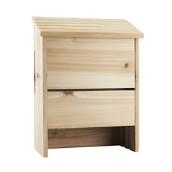 North States 12 in. H X 9 in. W X 5.25 in. L Redwood Bat House