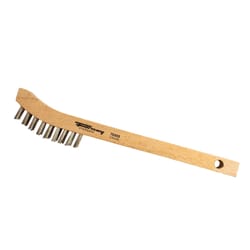 Forney 8-5/8 in. L X .15 in. W Scratch Brush Wood 1 pc