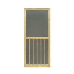 Kimberly Bay 79-3/4 in. H X 35-3/4 in. W Brown Wood Screen Door