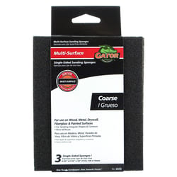 Gator 5-1/2 in. L X 4-1/2 in. W X .2 in. 60 Grit Coarse Sanding Sponge