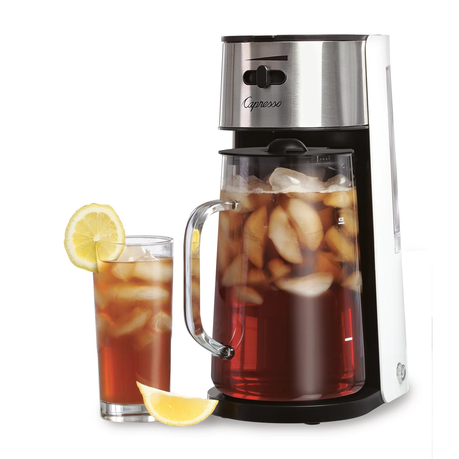 Capresso 2.5 qt Black/Silver Iced Tea Maker Sansujyuku sansujyuku.com