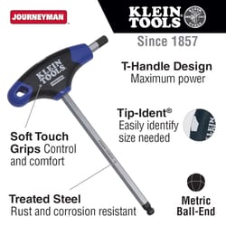 Klein Tools Journeyman 10 mm Metric T-Handle Hex Key 1 pc