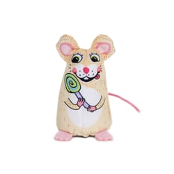 Fuzzu Sweet Baby Mice Multicolored Lolli Mouse Catnip Toy One Size amps 1 pk