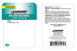 Jandorf 1-3/8 in. Nylon Bushing 2 pk