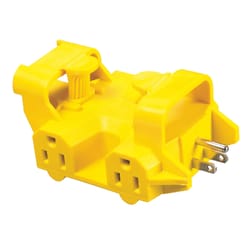 Yellow Jacket Grounded 5 outlets Adapter 1 pk
