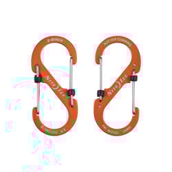 Nite Ize S-Biner Slidelock 1.9 in. D Aluminum Orange Carabiner Key Chain