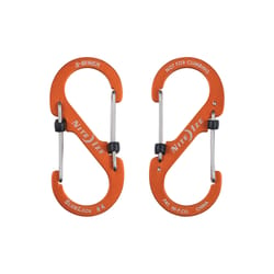 Nite Ize S-Biner Slidelock 1.9 in. D Aluminum Orange Carabiner Key Chain