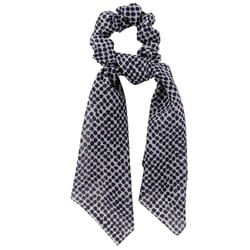 Karma Gifts Black Dots Hair Scarf 1 pk